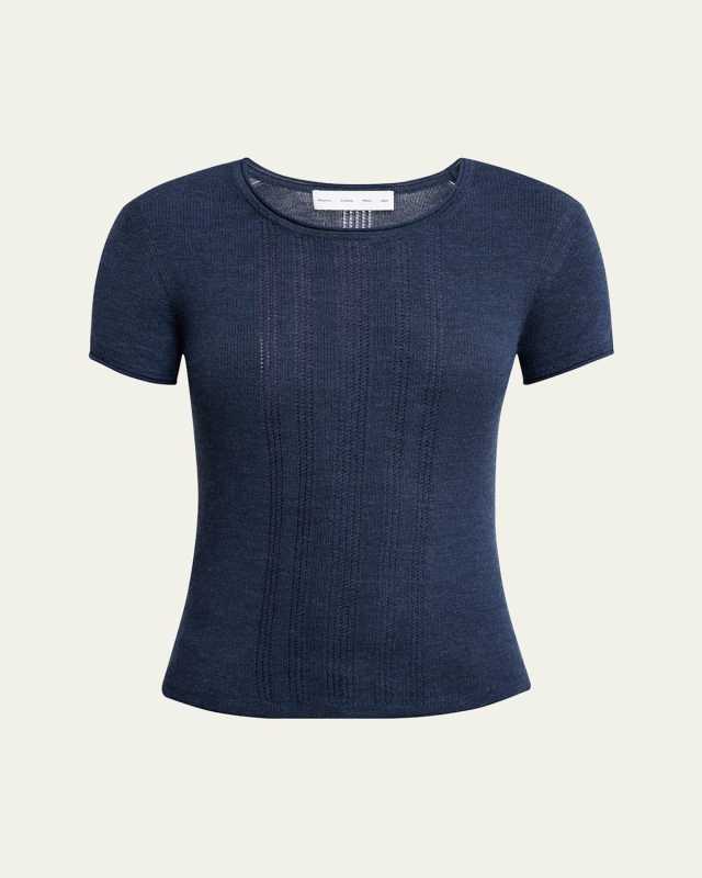 Blaine Short-Sleeve Merino Shirt